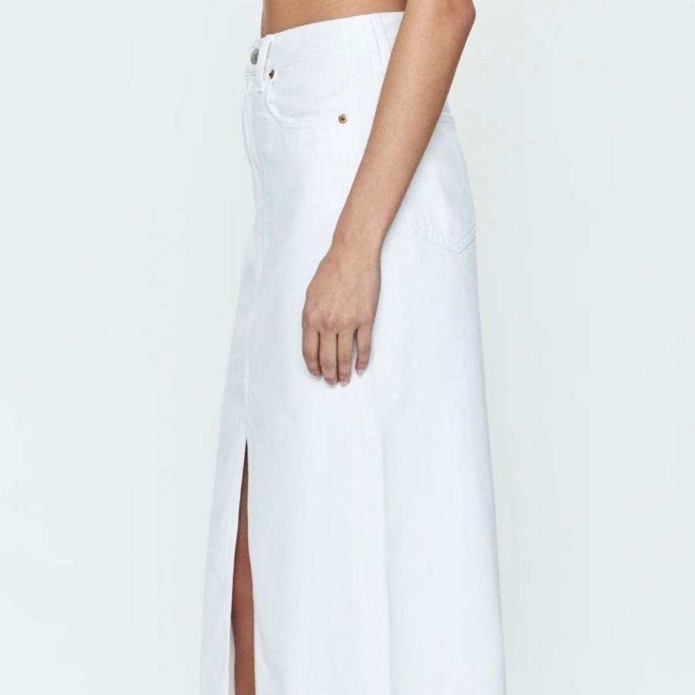 Pistola Alice Midi Skirt in White